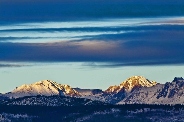 Golden Peaks. Photo by Dave Bell.