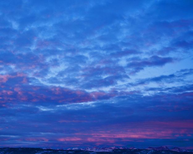 Pink Varied Sky. Photo by Dave Bell.