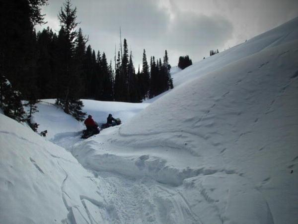 Climbing the Corkscrew. Photo by Dave Bell.