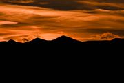 Wyoming Peak Silhoutted. Photo by Dave Bell.