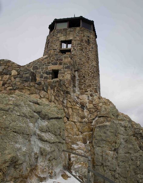 Harney Tower From Below. Photo by Dave Bell.