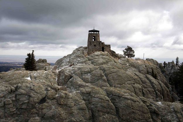Harney Peak Tower Looking East. Photo by Dave Bell.