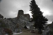 Harney Tower Looking Cold. Photo by Dave Bell.