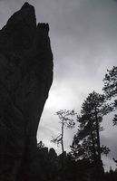 Granite Spire Silhouette. Photo by Dave Bell.