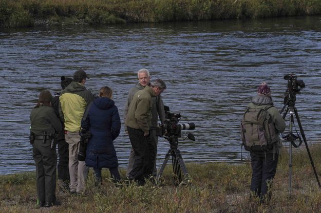 CNN Film Crew. Photo by Dave Bell.