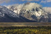 Mt. Moran Postcard. Photo by Dave Bell.