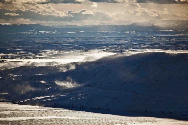 Wind Scoured Fremont Ridge. Photo by Dave Bell.