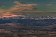 Setting Sun Cloud Structure. Photo by Dave Bell.