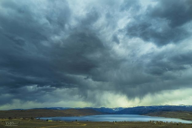 Fremont Lake Virga. Photo by Dave Bell.