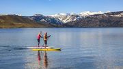 First Paddle Boarders. Photo by Dave Bell.