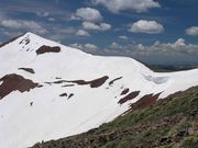 Locals Call This Peak--Mt. March Madness--Trailing Off The SW Ridgeline Of Wyo Peak. Photo by Dave Bell.