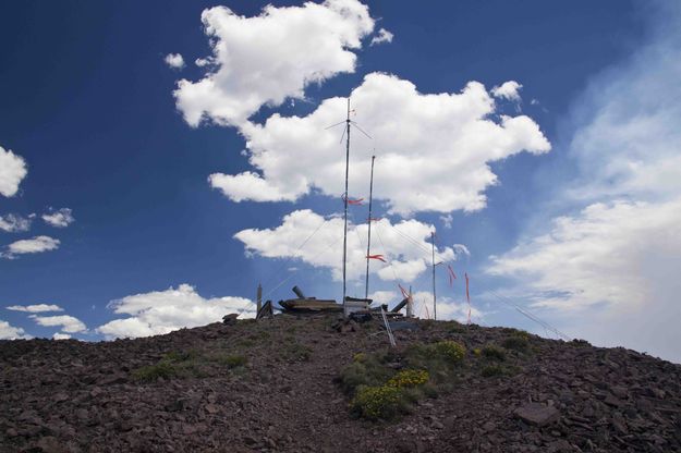 Forest Service Fire Communication Antennas. Photo by Dave Bell.