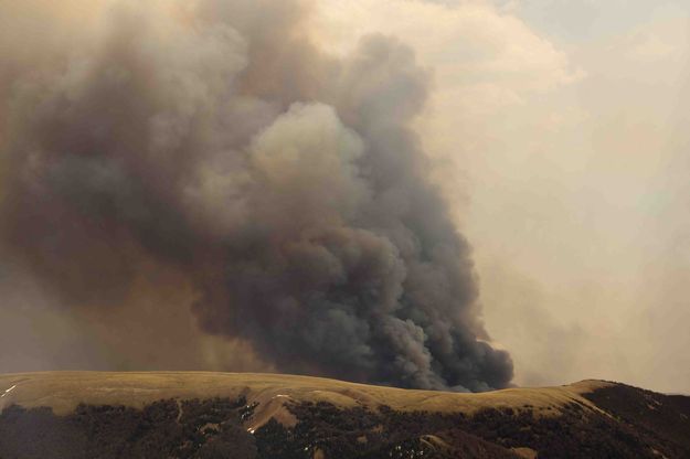 Fish Creek Mountain Starts Cooking!. Photo by Dave Bell.