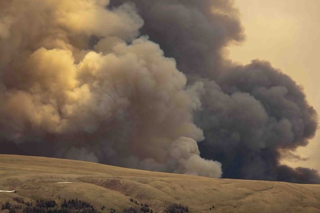 Billowing Intense Acrid Smoke. Photo by Dave Bell.