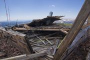 Wyoming Peak Collapsed Lookout. Photo by Dave Bell.