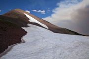 Wyoming Peak With Smoke. Photo by Dave Bell.