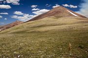 Wyoming Peak (R) and Mt. Coffin (L). Photo by Dave Bell.