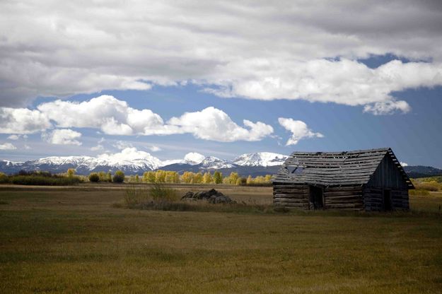 Old Cabin On Horse Creek Road. Photo by Dave Bell.