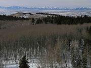 Down The Ridgeline--Looking SW. Photo by Dave Bell.