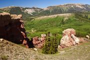 View From The Red Castles On Bare Pass. Photo by Dave Bell.