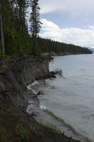 Yellowstone Lake Cliffs. Photo by Dave Bell.