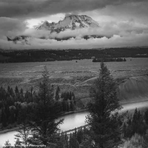 Mt. Moran Rising. Photo by Dave Bell.