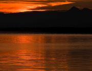 Sunrise Over Yellowstone Lake. Photo by Dave Bell.