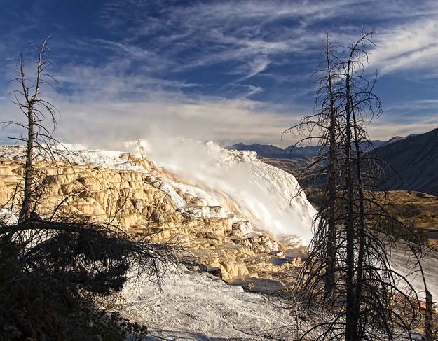 Mammoth Hot Springs. Photo by Dave Bell.