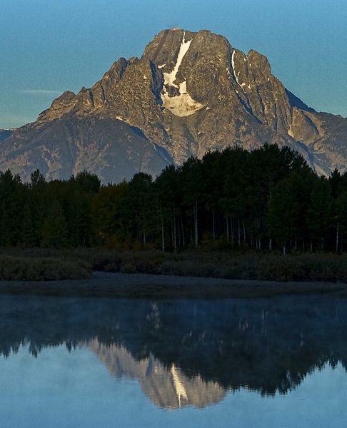 Mt. Moran At Oxbow. Photo by Dave Bell.