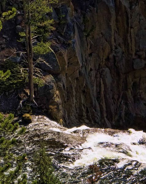 Clinging At The Brink Of Lewis Falls. Photo by Dave Bell.