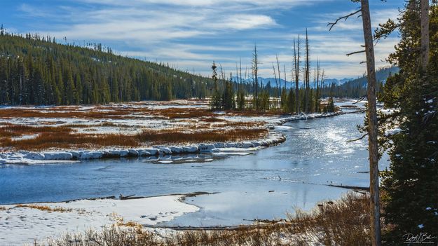 Lewis River Looking Like Winter. Photo by Dave Bell.