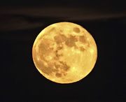 Full Moon, Windmills, Scenery and Rainbow-Mid-June, 2011