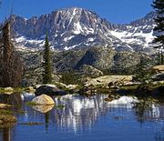 Photographers Point And Snow Line-July 16, 2011