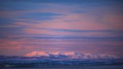 Sunrise Light On The Wyoming Range-Early December