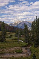 Green Rivers Lakes To Upper Porcupine Creek Valley--August 26, 2012