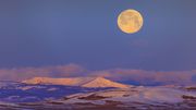 Snow Moon Rise And Set-February 23-24