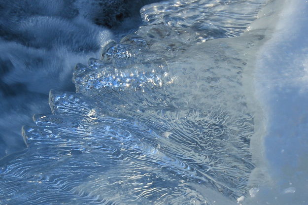 12/25/2011 - Pine Creek Ice Sculpture. Photo by Fred Pflughoft.