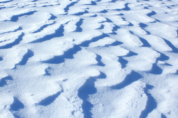 2/20/2012 - Wind Ripples. Photo by Fred Pflughoft.