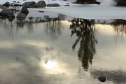 3/24/2012 - Stormy Sunset Reflected. Photo by Fred Pflughoft.