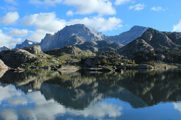 Island Lake Reflection. Photo by Fred Pflughoft.