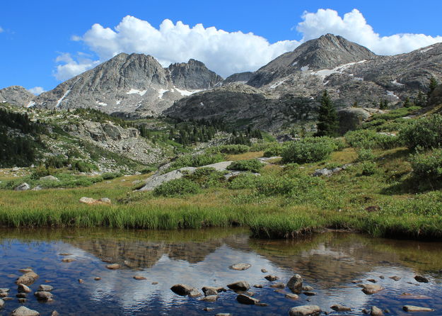 Lester Peak Reflected. Photo by Fred Pflughoft.