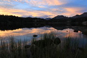 Sunset Colors at Dads Lake. Photo by Fred Pflughoft.