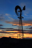 Windmill Sunset. Photo by Fred Pflughoft.