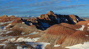 Badlands near Marbleton - US Highway 189. Photo by Fred Pflughoft.