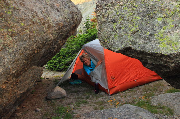 Rise & Shine / The first morning out. Photo by Fred Pflughoft.