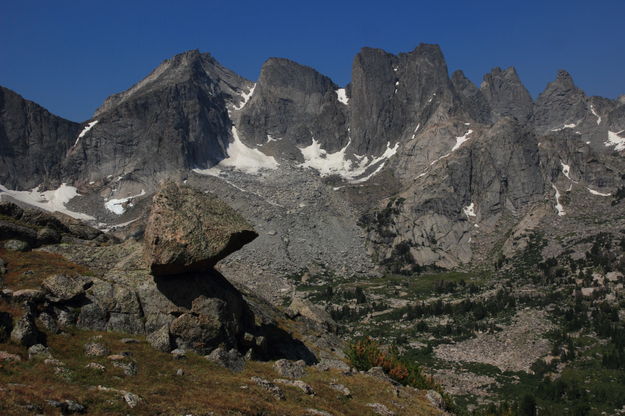 The Cirque from Jackass Pass. Photo by Fred Pflughoft.