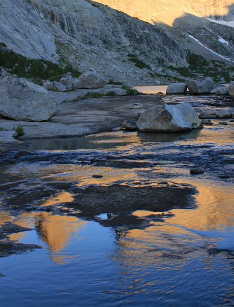 Rocky Reflection. Photo by Fred Pflughoft.