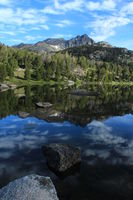 Warbonnet Reflected. Photo by Fred Pflughoft.