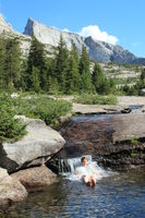 Best Bathtub in the Rockies. Photo by Fred Pflughoft.