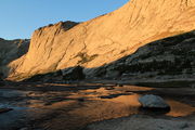 Last Light on Haystack. Photo by Fred Pflughoft.